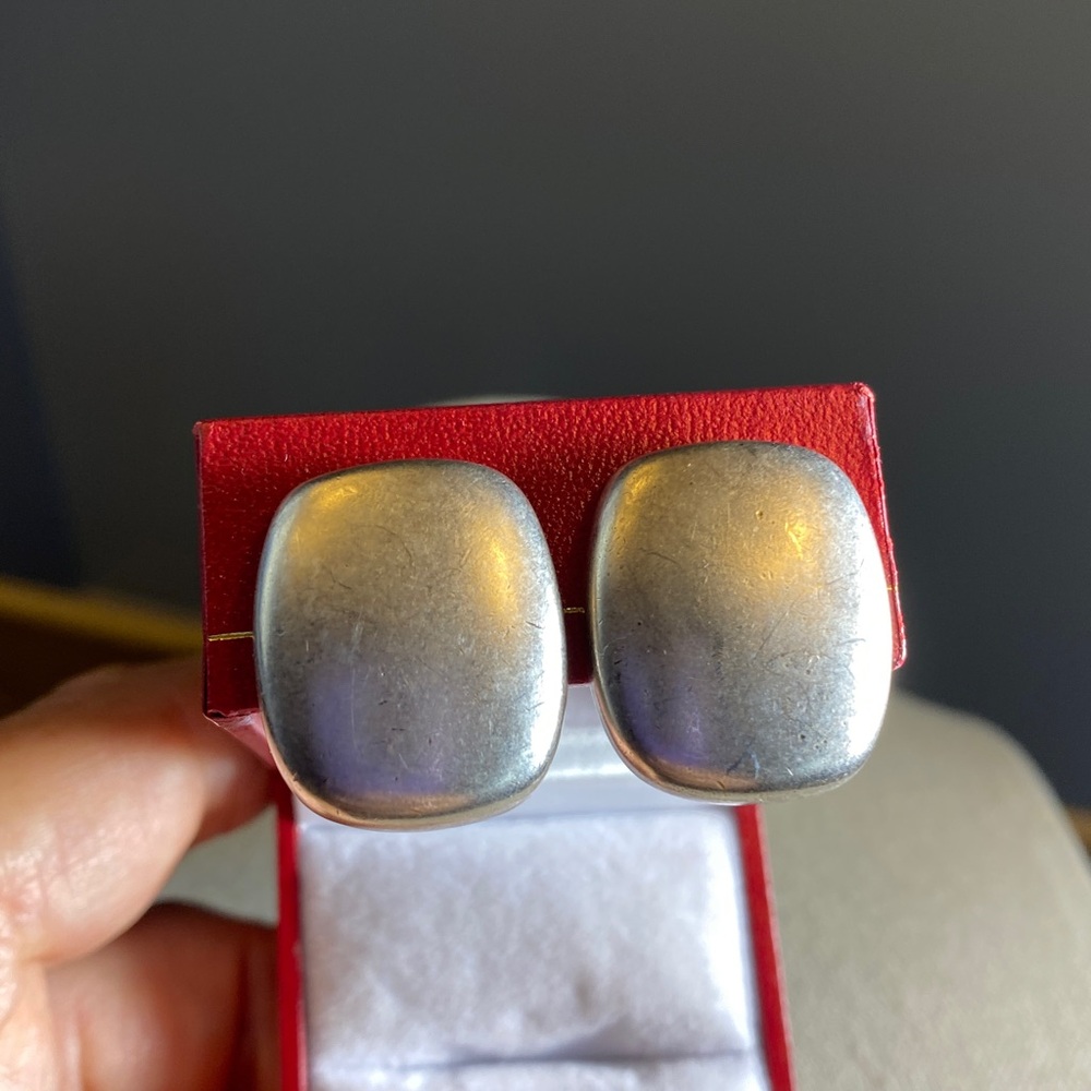 Vintage ‘70’s Silver Clip-On Earrings